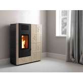 Naścienny piec na pelet faïence Caminetti Montegrappa FOLIA