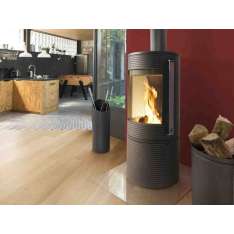 Centralny piec żeliwny opalany drewnem Caminetti Montegrappa JOELLE