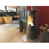 Centralny piec żeliwny opalany drewnem Caminetti Montegrappa JOELLE