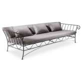 3-osobowa sofa z żelaza Cantori Bahamas