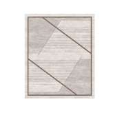 Wzorzysty prostokątny dywanik z jedwabiu bambusowego Capital Collection DIONISO