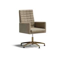 Obrotowe krzesło z tkaniny z podłokietnikami Capital Collection EXPLORER L