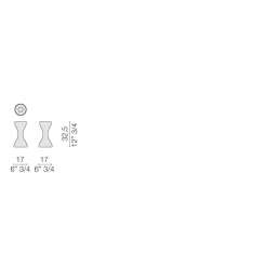 Wazon z dmuchanego szkła Cappellini GLASS NEWSON VASE