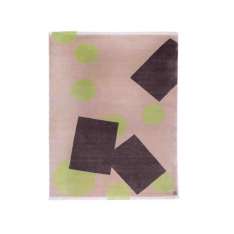 Ręcznie robiony dywanik wełniany o geometrycznych kształtach Carpets CC by Cecilia Setterdahl Art Money BERLIN