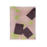 Ręcznie robiony dywanik wełniany o geometrycznych kształtach Carpets CC by Cecilia Setterdahl Art Money BERLIN