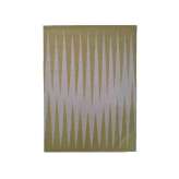 Prostokątny dywanik wełniany o geometrycznych kształtach Carpets CC by Cecilia Setterdahl 31ST OCTOBER YELLOW