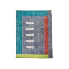 Prostokątny dywanik wełniany o geometrycznych kształtach Carpets CC by Cecilia Setterdahl BOXY