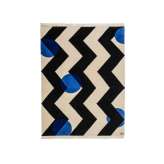 Ręcznie tkany dywan z wełny nowozelandzkiej Carpets CC by Cecilia Setterdahl CHERRY TREE BLUE