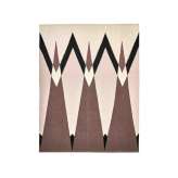 Prostokątny dywanik wełniany Carpets CC by Cecilia Setterdahl COMING THROUGH BROWN