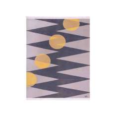 Ręcznie tkany dywan z wełny nowozelandzkiej Carpets CC by Cecilia Setterdahl ITINERARY YELLOW
