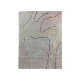 Ręcznie tkany dywan z wełny i jedwabiu bambusowego Carpets CC by Cecilia Setterdahl LINES