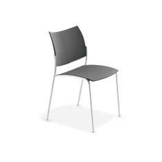 Krzesło plastikowe z możliwością układania w stosy Casala Cobra