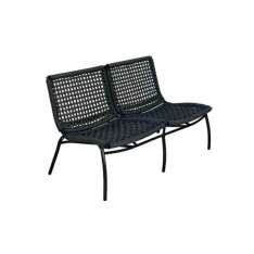 2-osobowa sofa ogrodowa z włókna syntetycznego Cbdesign Lara WEAVING LOVECHAIR