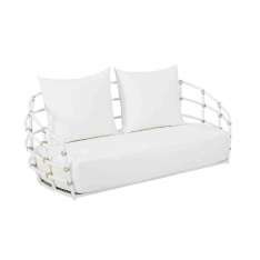 Sofa ogrodowa z tkaniny tapicerowanej Cbdesign Manhattan