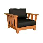 Fotel ogrodowy z drewna tekowego z podłokietnikami Cbdesign Meet You