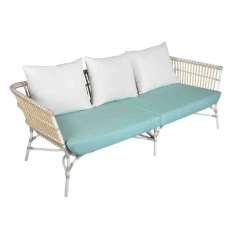 3-osobowa sofa ogrodowa z włókna syntetycznego Cbdesign Yoko