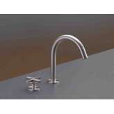 Dwuotworowa bateria hydroprogresywna z obrotową wylewką Ceadesign Cross 01