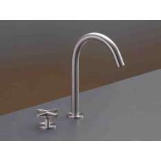 Dwuotworowa bateria hydroprogresywna z obrotową wylewką Ceadesign Cross 02
