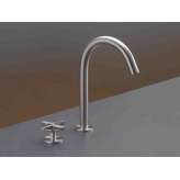 Dwuotworowa bateria hydroprogresywna z obrotową wylewką Ceadesign Cross 02