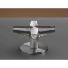 Hydroprogresywna bateria umywalkowa ze stali nierdzewnej Ceadesign Cross 39