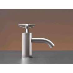 Hydroprogresywna bateria umywalkowa 1-otworowa ze stali nierdzewnej Ceadesign Cross 41
