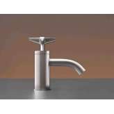 Hydroprogresywna bateria umywalkowa 1-otworowa ze stali nierdzewnej Ceadesign Cross 41