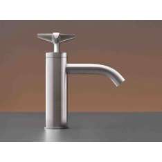 Hydroprogresywna bateria umywalkowa 1-otworowa ze stali nierdzewnej Ceadesign Cross 43
