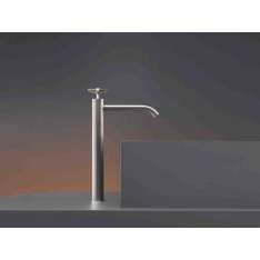 Hydroprogresywna bateria umywalkowa 1-otworowa ze stali nierdzewnej Ceadesign Cross 45