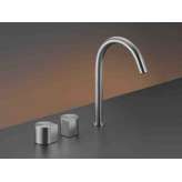 Bateria umywalkowa nablatowa 3-otworowa, stal nierdzewna Ceadesign Duet 13