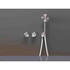 Nowoczesny styl 3-otworowa bateria prysznicowa ścienna ze stali nierdzewnej Ceadesign Duet 34H