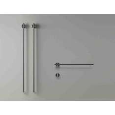 Elektryczny modułowy ścienny podgrzewacz do ręczników ze stali nierdzewnej Ceadesign Equilibrio 73