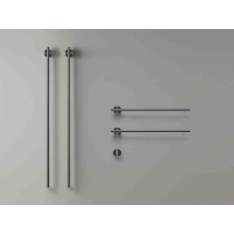 Elektryczny modułowy ścienny podgrzewacz do ręczników ze stali nierdzewnej Ceadesign Equilibrio 74