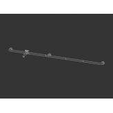 Bateria umywalkowa ścienna ze stali nierdzewnej Ceadesign Hook 01