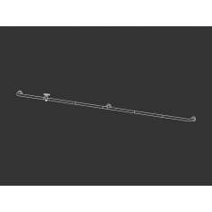 Bateria umywalkowa ścienna ze stali nierdzewnej Ceadesign Hook 06