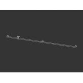 Bateria umywalkowa ścienna ze stali nierdzewnej Ceadesign Hook 06