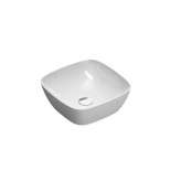 Umywalka ceramiczna kwadratowa nablatowa Ceramica Catalano Green