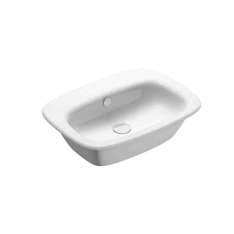 Umywalka wpuszczana w blat z przelewem Ceramica Catalano Inset washbasin