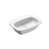 Umywalka wpuszczana w blat z przelewem Ceramica Catalano Inset washbasin