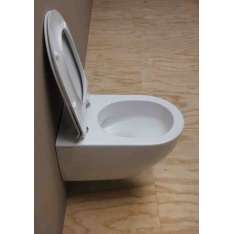 Toaleta ceramiczna wisząca bez rantu w stylu współczesnym Ceramica Flaminia App GOCLEAN