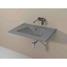 Prostokątna umywalka ceramiczna do montażu na ścianie Ceramica Flaminia Bloom
