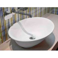 Owalna umywalka ceramiczna nablatowa Ceramica Flaminia Boll