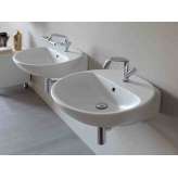 Pojedyncza umywalka ceramiczna wisząca Ceramica Flaminia Nuda