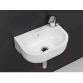 Naścienna umywalka ceramiczna z ręcznym spłukiwaniem Ceramica Flaminia Pass