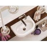 Naścienna umywalka ceramiczna z ręcznym spłukiwaniem Ceramica Flaminia Pass