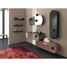 Brodzik ceramiczny prostokątny Ceramica Flaminia Water Drop 120 X 80