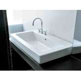 Prostokątna umywalka ceramiczna wpuszczana w blat Ceramica Flaminia ACQUAGRANDE 100