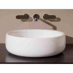 Umywalka ceramiczna okrągła nablatowa w stylu współczesnym Ceramica Flaminia BONOLA 50