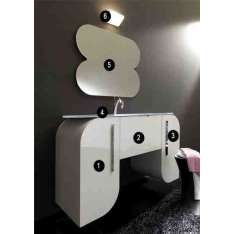 Umywalka ceramiczna nablatowa Ceramica Flaminia DIP