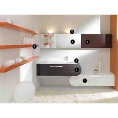 Umywalka ceramiczna nablatowa Ceramica Flaminia MINIWASH