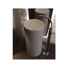 Umywalka ceramiczna wolnostojąca okrągła Ceramica Flaminia MONOTWIN SLIM